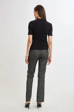 Elie Tahari Beaded Rib Sweater- Tops & Sweaters|Suiting