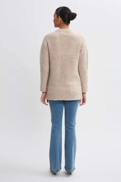 Elie Tahari Boucle Merino Cardigan- Tops & Sweaters