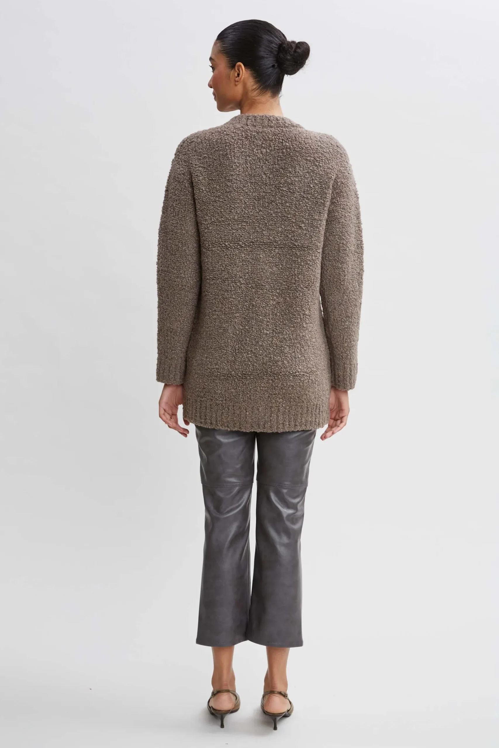 Elie Tahari Boucle Merino Cardigan- Tops & Sweaters