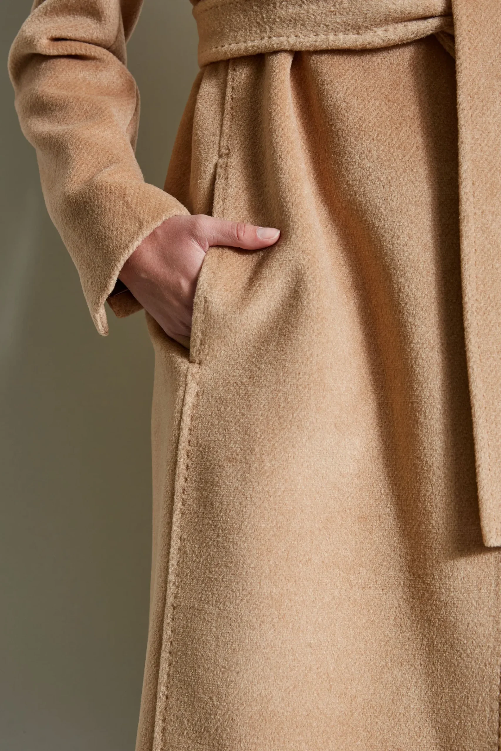 Elie Tahari Brushed Wrap Maxi Coat- Coats