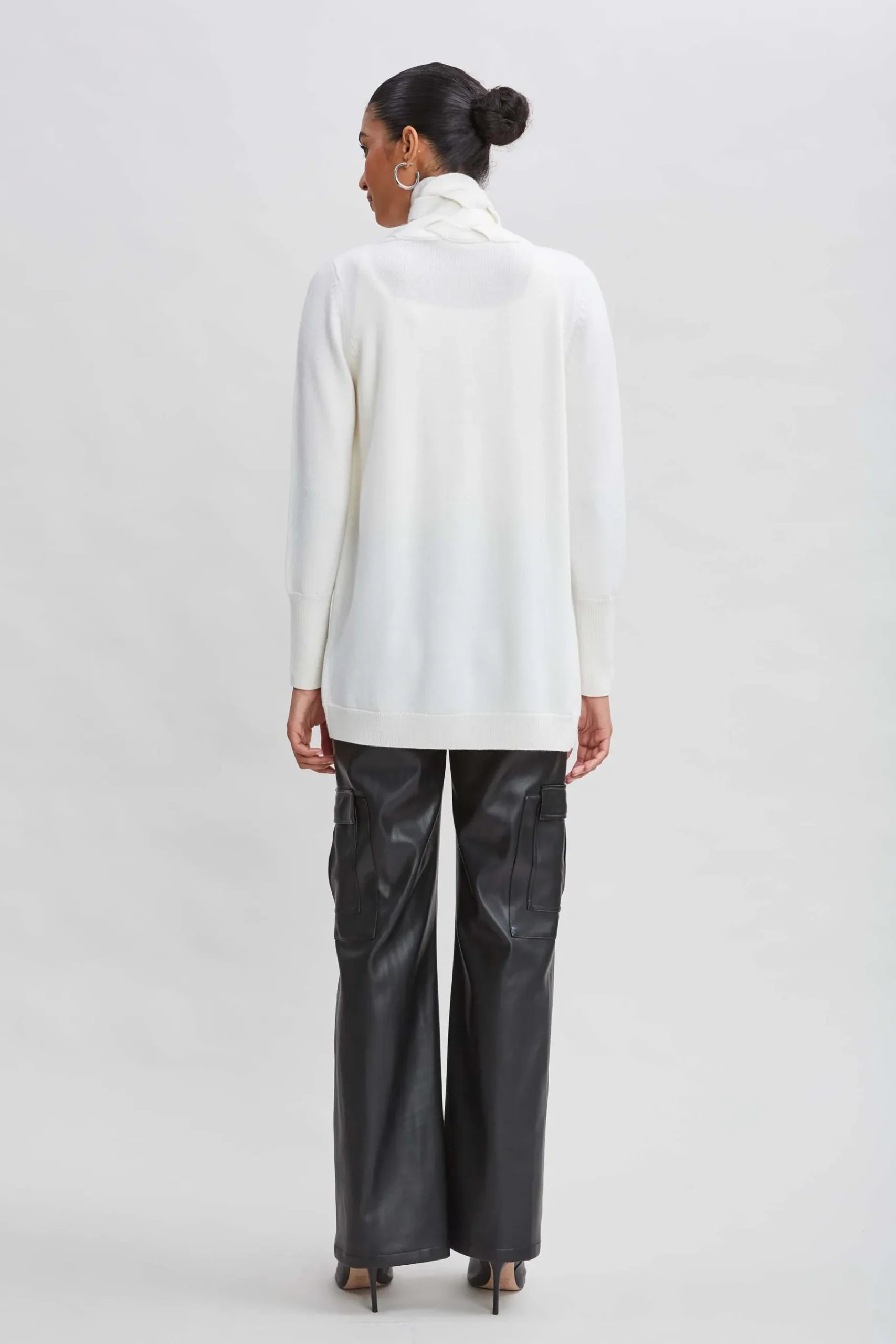 Elie Tahari Cable Cardigan- Tops & Sweaters