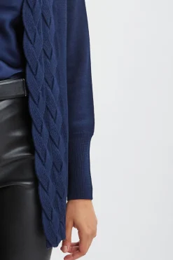 Elie Tahari Cable Cardigan- Tops & Sweaters