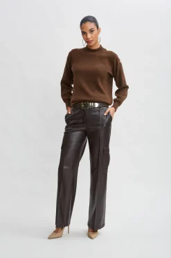Elie Tahari Cashmere Button Sweater- Tops & Sweaters