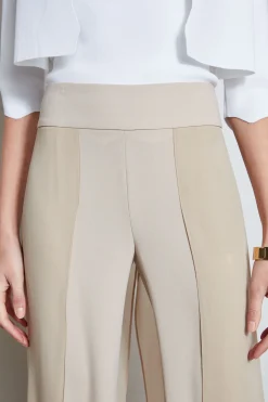 Elie Tahari Chiffon Panel Pant- Bottoms