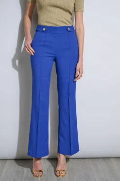 Elie Tahari Crest Button Pant- Bottoms