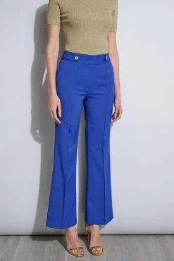 Elie Tahari Crest Button Pant- Bottoms