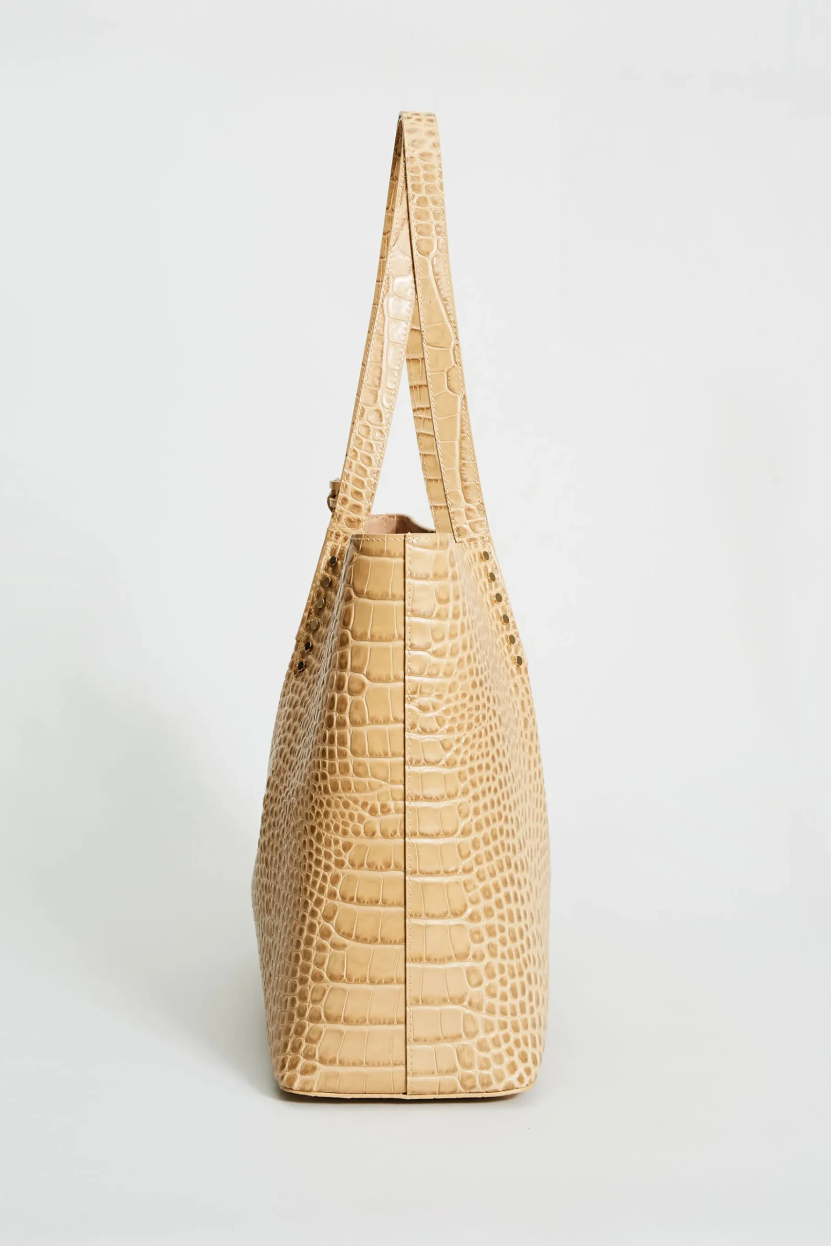 Elie Tahari Crocodile Embossed Leather Tote- Fragrance|Gloves