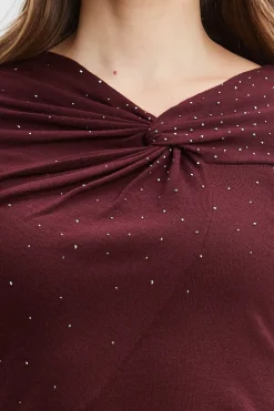 Elie Tahari Crystal Knot Wool Sweater- Tops & Sweaters