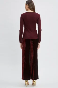 Elie Tahari Crystal Knot Wool Sweater- Tops & Sweaters