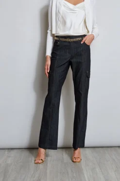 Elie Tahari Denim Cargo Pant- Bottoms