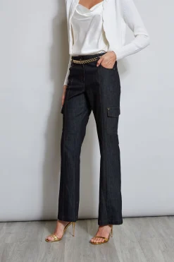 Elie Tahari Denim Cargo Pant- Bottoms