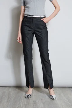 Elie Tahari Denim Slit Front Jeans- Bottoms
