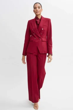 Elie Tahari Double Breasted Blazer- Jackets & Blazers|Suiting