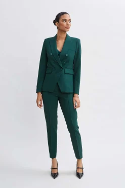 Elie Tahari Double Breasted Blazer- Jackets & Blazers|Suiting