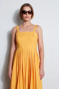 Elie Tahari Embroidered Maxi Dress- Dresses & Jumpsuits|Sleeveless Dresses