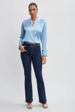 Elie Tahari Fit & Flare Jeans- Bottoms
