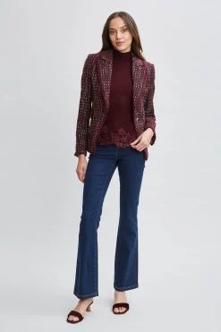 Elie Tahari Fit & Flare Jeans- Bottoms