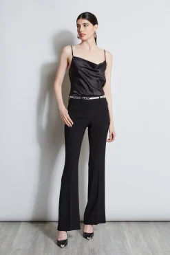 Elie Tahari Fit & Flare Pant- Bottoms