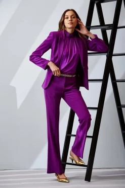 Elie Tahari Fit & Flare Pant- Bottoms|Suiting