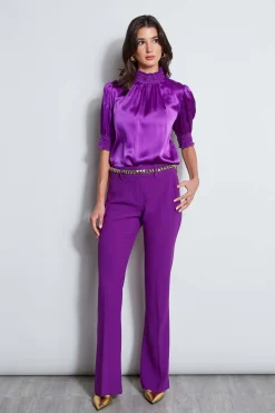 Elie Tahari Fit & Flare Pant- Bottoms|Suiting