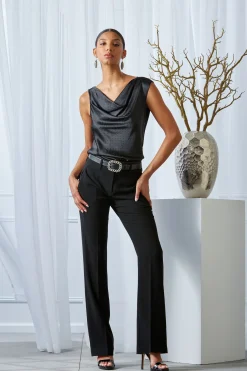 Elie Tahari Fit & Flare Pant- Bottoms|Suiting
