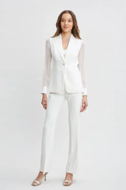 Elie Tahari Fit & Flare Pant- Bottoms|Suiting