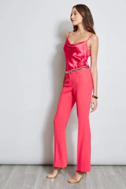 Elie Tahari Fit & Flare Slit Pant- Bottoms
