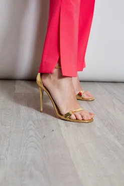 Elie Tahari Fit & Flare Slit Pant- Bottoms