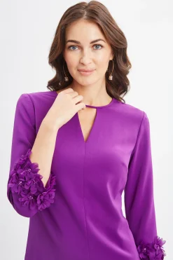 Elie Tahari Flower Sleeve Shift Dress- Dresses & Jumpsuits