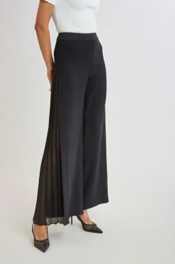 Elie Tahari Fluid Side Pleated Pant- Bottoms