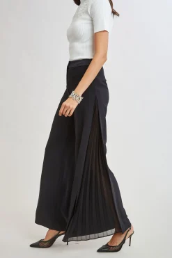 Elie Tahari Fluid Side Pleated Pant- Bottoms