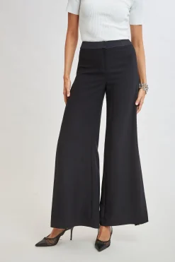 Elie Tahari Fluid Side Pleated Pant- Bottoms