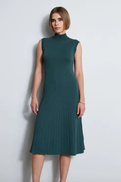 Elie Tahari Knit Midi Dress- Dresses & Jumpsuits|Sleeveless Dresses