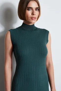 Elie Tahari Knit Midi Dress- Dresses & Jumpsuits|Sleeveless Dresses