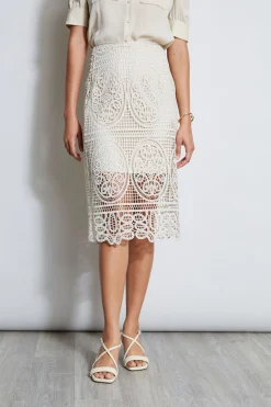Elie Tahari Lace Skirt- Bottoms