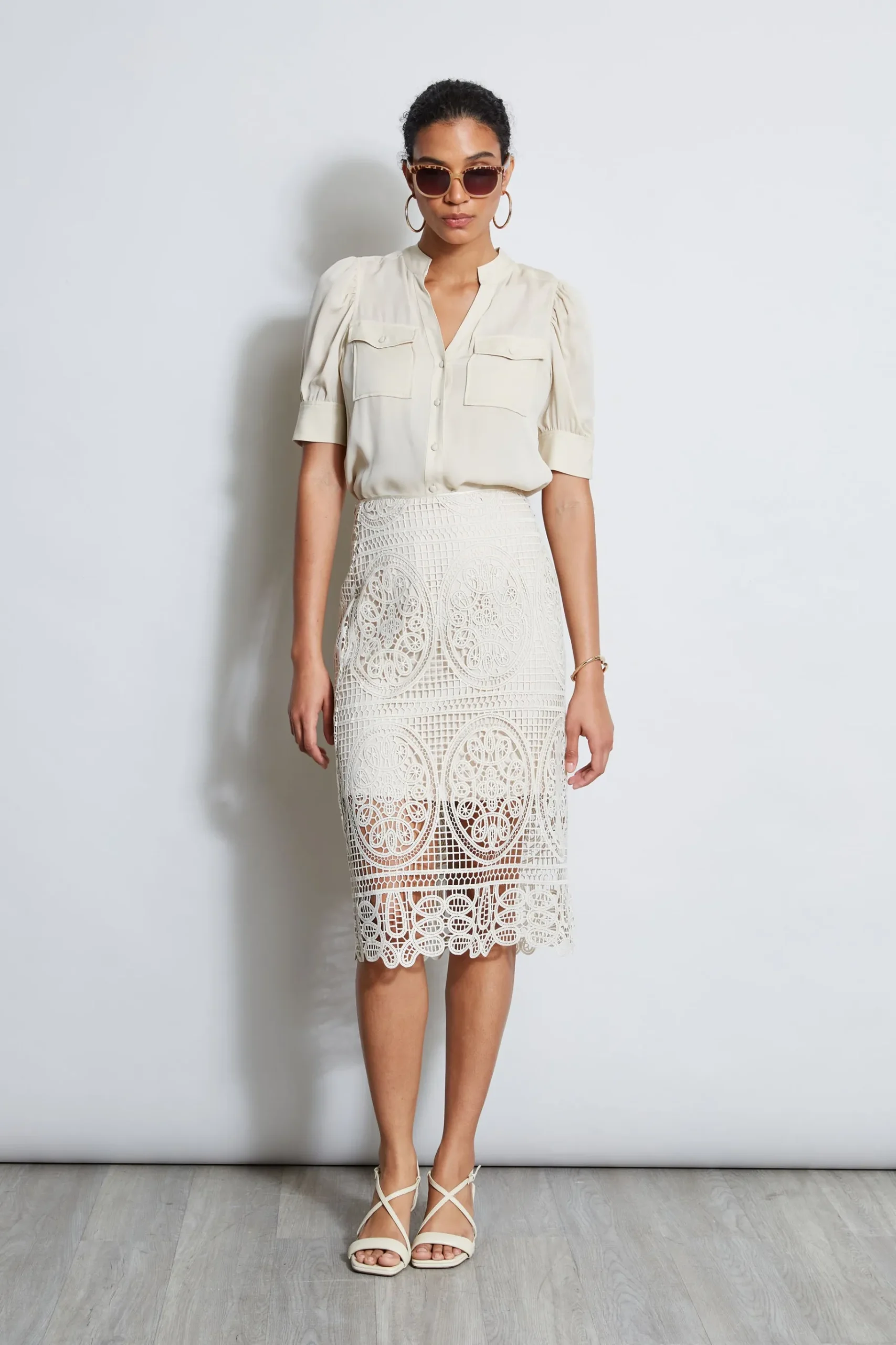 Elie Tahari Lace Skirt- Bottoms