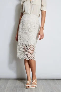 Elie Tahari Lace Skirt- Bottoms