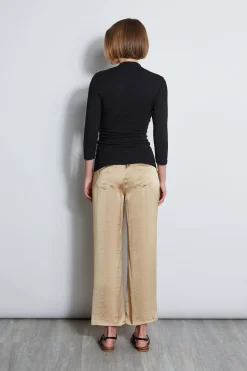 Elie Tahari Mock Wrap Knit- Tops & Sweaters