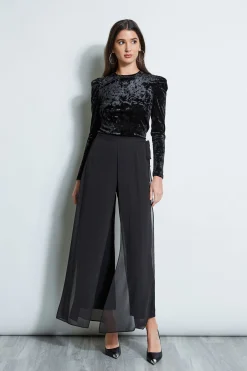 Elie Tahari Overlay Pant- Bottoms