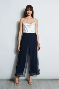 Elie Tahari Overlay Pant- Bottoms