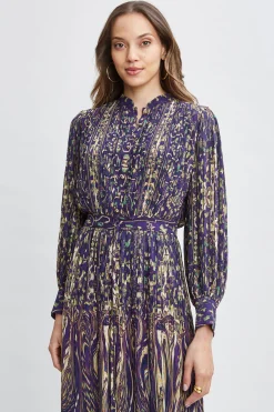 Elie Tahari Paisley Midi Dress- Dresses & Jumpsuits
