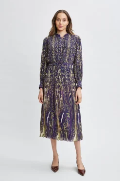 Elie Tahari Paisley Midi Dress- Dresses & Jumpsuits