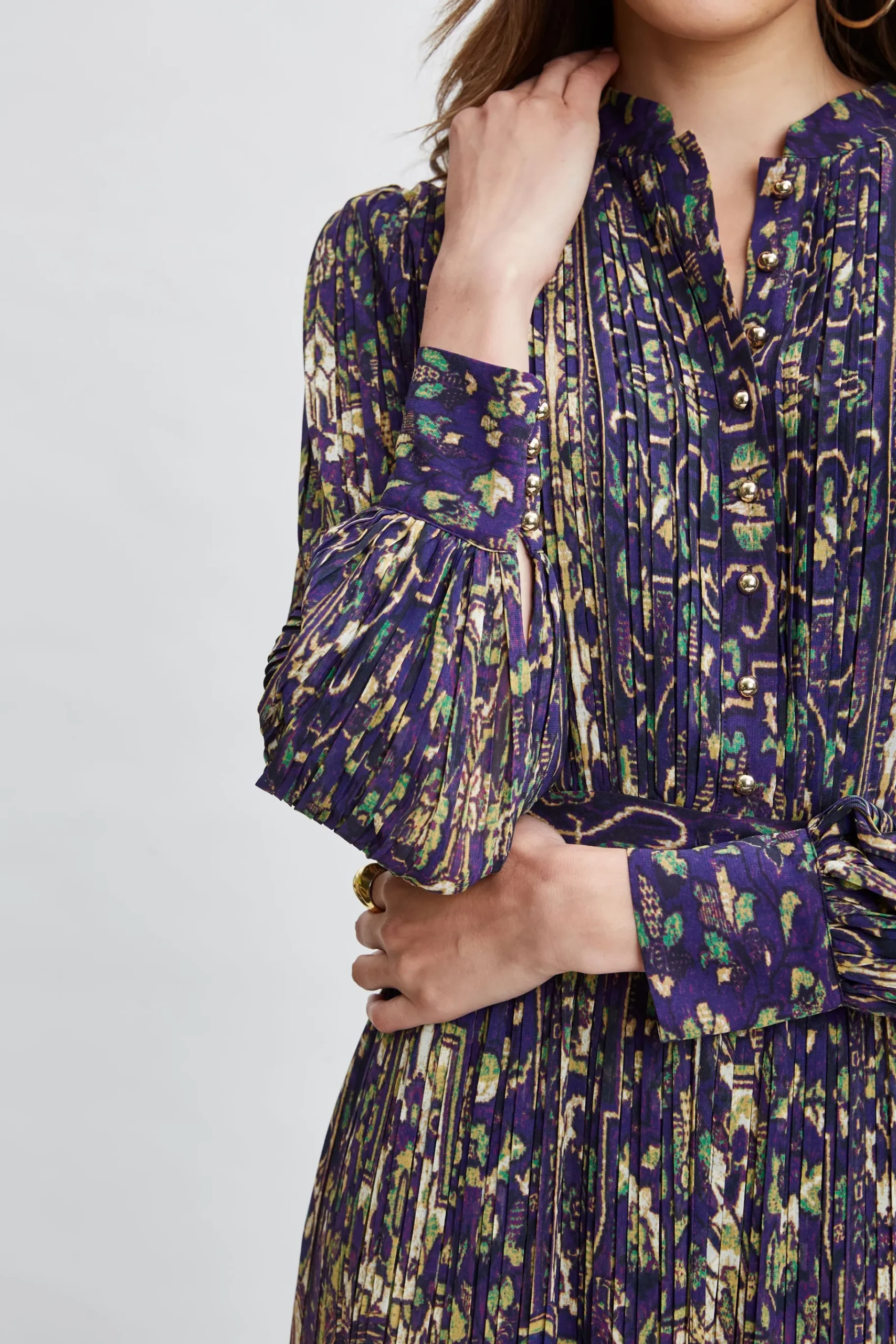 Elie Tahari Paisley Midi Dress- Dresses & Jumpsuits