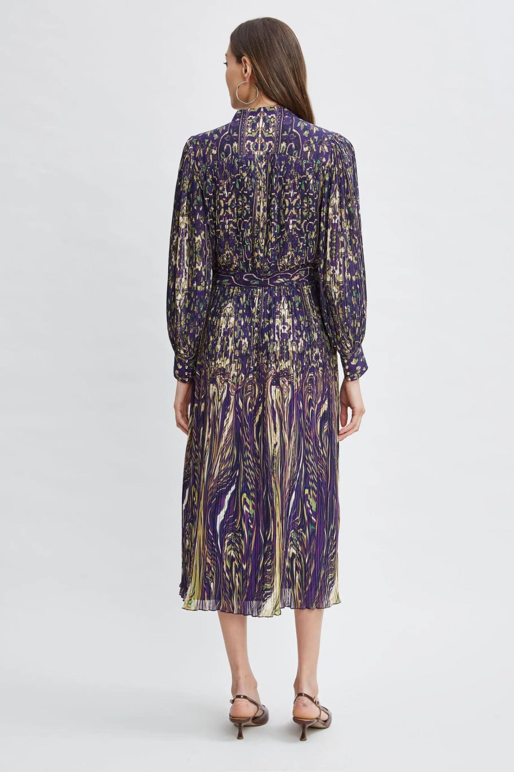 Elie Tahari Paisley Midi Dress- Dresses & Jumpsuits