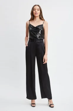 Elie Tahari Pave Sequin Cami- Tops & Sweaters