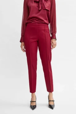 Elie Tahari Pintuck Slim Pant- Bottoms|Suiting
