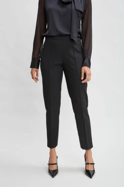 Elie Tahari Pintuck Slim Pant- Bottoms|Suiting