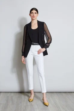 Elie Tahari Rib Knit Scoop Tank Top- Tops & Sweaters