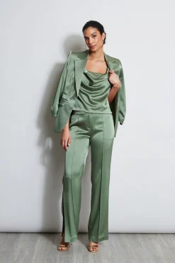 Elie Tahari Satin Cowl Cami- Tops & Sweaters