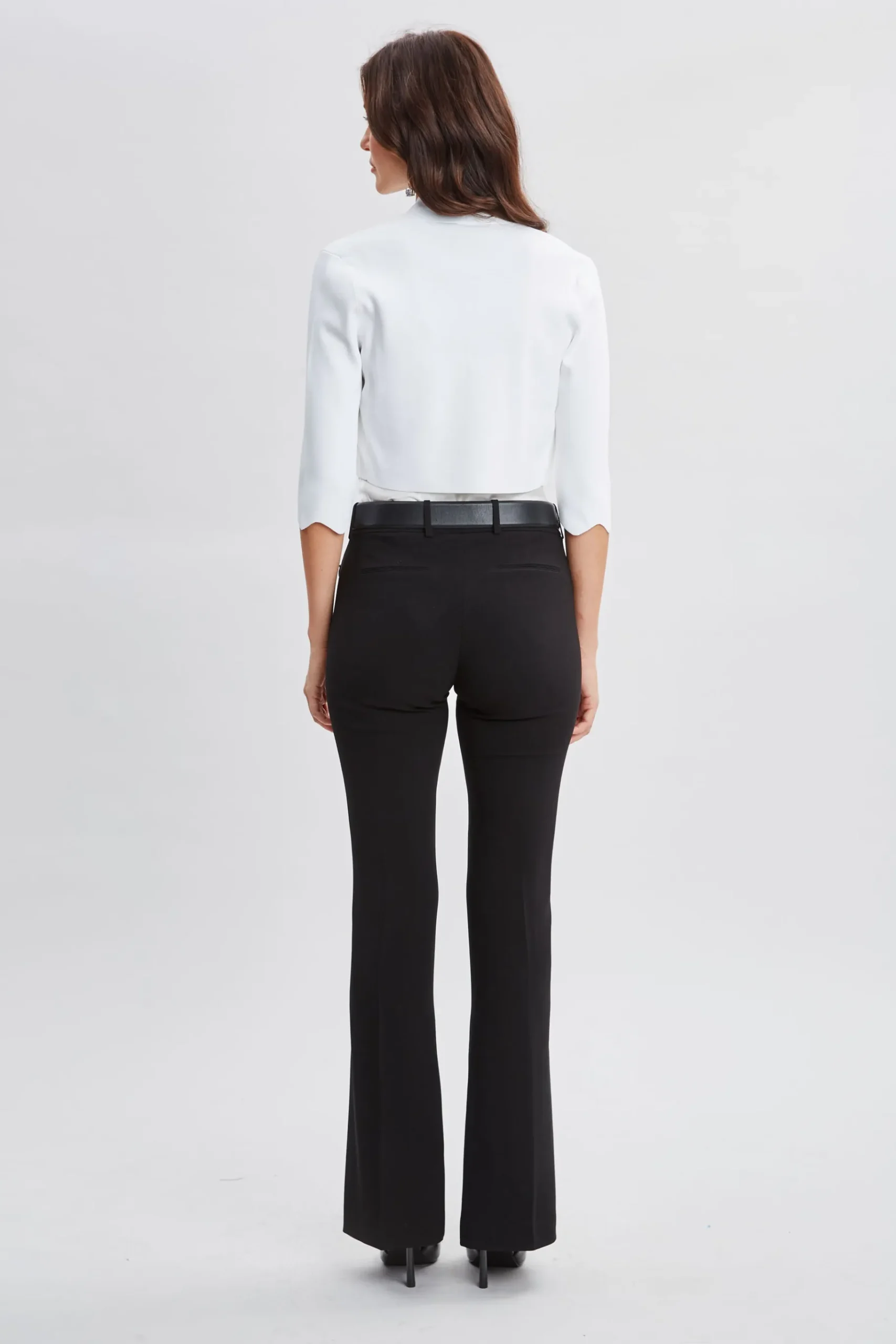 Elie Tahari Scallop Cardigan- Tops & Sweaters